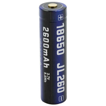 JETBeam JL260 18650 2600mAh 3.7V Protected Lithium Ion (Li-ion) Button Top Battery - Blister Pack