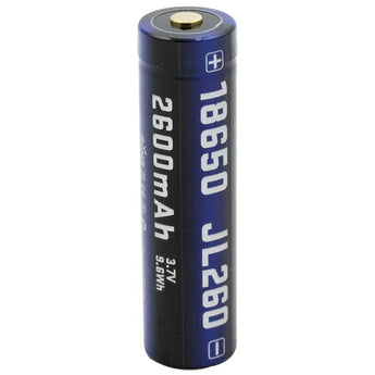 JETBeam JL260 18650 2600mAh 3.7V Protected Lithium Ion (Li-ion) Button Top Battery - Blister Pack