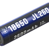 JETBeam JL260 18650 2600mAh 3.7V Protected Lithium Ion (Li-ion) Button Top Battery - Blister Pack