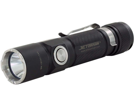 Jetbeam KO-02 Rechargeable LED Flashlight - CREE XHP35 - 1800 Lumens - Uses 1 x 21700 (included) or 1 x 18650 or 2 x CR123A