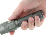 JETBeam KO-03 USB-C Rechargeable LED Flashlight - 2400 Lumens - Luminus SST70 - Includes 1 x 21700, Accepts 1 x 20700, 1 x 18650, 2 x CR123A
