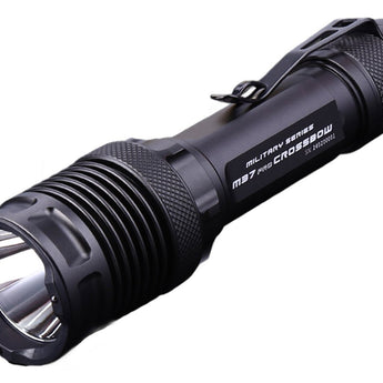 JETBeam M37 Pro USB-C Rechargeable LED Flashlight - CREE XHP50.3 - 3700 Lumens - Includes 1 x 21700 - Military Grey or Military Green