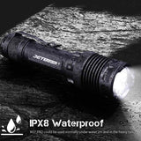 JETBeam M37 Pro USB-C Rechargeable LED Flashlight - CREE XHP50.3 - 3700 Lumens - Includes 1 x 21700 - Military Grey or Military Green