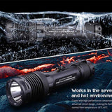 JETBeam M37 Pro USB-C Rechargeable LED Flashlight - CREE XHP50.3 - 3700 Lumens - Includes 1 x 21700 - Military Grey or Military Green