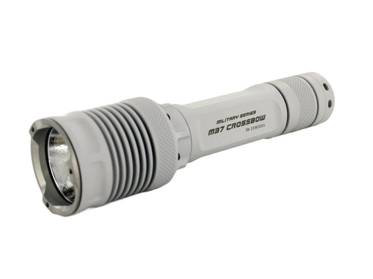 JETBeam M37 Crossbow LED Flashlight - CREE XHP50.3 - 3000 Lumens - Includes 1 x USB-C Rechargeable 18650 - White