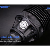 JetBeam M64 USB-C Rechargeable LED Search Light - Luminus SBT-90 - 6800 Lumens - Includes 2 x 21700