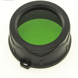 JETBeam MFG38 Green Filter - 1.50 Inches - Fits JETBeam DDC25 - DDR26 - TR20 -TS20 Flashlights