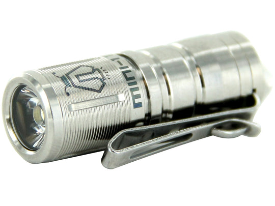 JETBeam Mini-1 Ti USB Rechargeable Titanium Keylight - CREE XP-G2 LED - 130 Lumens - Includes 1 x 10180