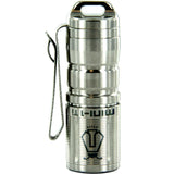 JETBeam Mini-1 Ti USB Rechargeable Titanium Keylight - CREE XP-G2 LED - 130 Lumens - Includes 1 x 10180
