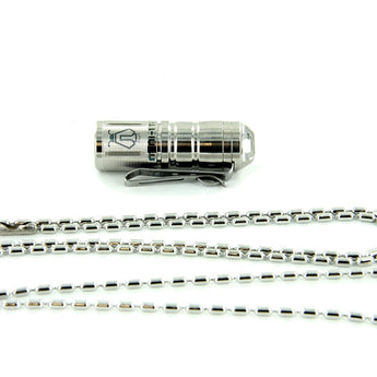 JETBeam Mini-1 Ti USB Rechargeable Titanium Keylight - CREE XP-G2 LED - 130 Lumens - Includes 1 x 10180