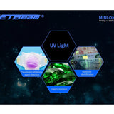 Jetbeam Mini One SC Rechargeable LED Keylight - 400 Lumens - Uses Built-in Li-ion Battery Pack