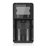 Jetbeam Q2 2-Channel Smart Charger for Li-ion, Ni-Cd, & NiMH Batteries