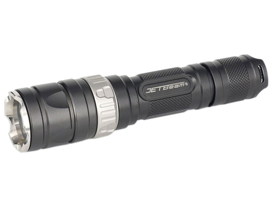 JETBeam RRT-2 Raptor Tactical Flashlight - CREE XM-L T6 LED - 460 Lumens - Uses 2 x RCR123A/CR123As or 1 x 18650
