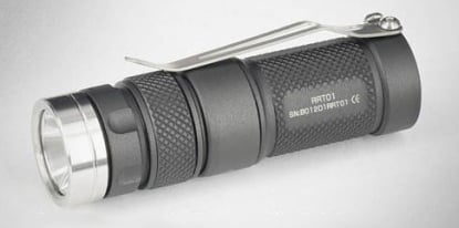 JETBeam RRT01 LED Flashlight - 600 Lumens -  CREE XM-L2 LED - Uses 1x CR123A or 1x RCR123A Batteries