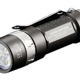 JETBeam RRT03 Tactical LED Flashlight - 3 x CREE XP-G3 or Nichia 219C - 1400 Lumens - Includes 1 x 18350 - Optional Extender Kit