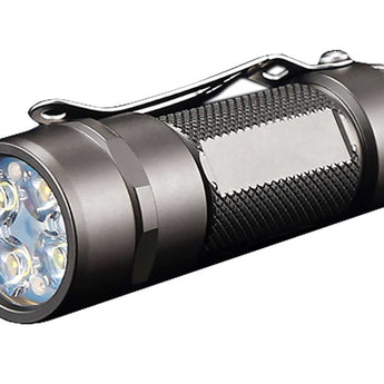 JETBeam RRT03 Tactical LED Flashlight - 3 x CREE XP-G3 or Nichia 219C - 1400 Lumens - Includes 1 x 18350 - Optional Extender Kit
