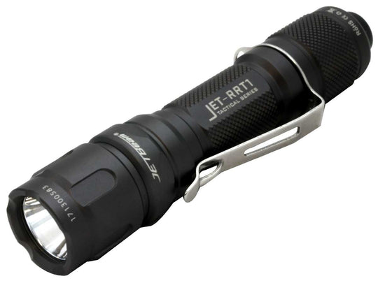 Jetbeam RRT1 Rapid Response Tactical Flashlight - SST40 N4 BC LED - 950 Lumens - Uses 1 x 18650 or 2 x CR123A