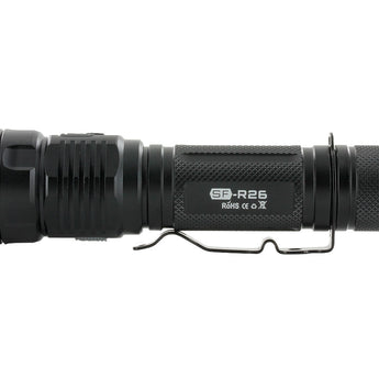 JETBeam SF-R26 USB Rechargeable Flashlight - CREE XP-L HI LED - 1200 Lumens - Uses 1 x 18650 (Included) or 2 x CR123As