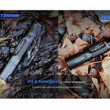 JETBeam TH10R USB-C Rechargeable LED Flashlight - CREE XHP35 - 2000 Lumens - Includes 1 x 18650