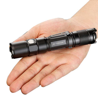 JETBeam TH15 Tactical Rechargeable Flashlight - CREE XHP35 E2 - 1300 Lumens - Uses 1 x 18650 (included) or 2 x CR123A