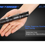 JETBeam TH15 Tactical Rechargeable Flashlight - CREE XHP35 E2 - 1300 Lumens - Uses 1 x 18650 (included) or 2 x CR123A