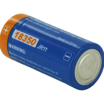 JETBeam 18350 1100mAh 3.6V Protected Lithium Ion (Li-ion) Button Top Battery