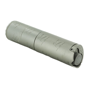 Klarus K10 Fast-Access Flashlight - Angled View of Tail Cap