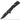 SOG Trident Folding Knife - 3.75 Inch Partially Serrated, Clip Point, Hardcased Black TiNi - Black Handle - Boxed
