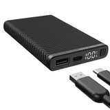 Klarus K5 10000mAh Waterproof Power Bank - Dual USB Ports - Carbon Fiber Build with Digital Screen