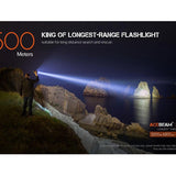 Acebeam K75 2.0 Ultra-High Performance Handheld Searchlight - LUMINUS SBT-90.2 - 6300 Lumens - Uses 4 x 18650