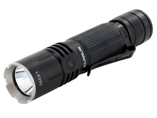 Klarus 360X1 Tactical Rechargeable LED Flashlight - CREE XHP35 HD E4 - 1800 Lumens - Uses 1 x 18650 (included) or 2 x CR123A