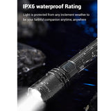 Klars A1 Pro USB-C Rechargeable LED Flashlight - CREE XP-L2 - 1300 Lumens - Includes 1 x 18650