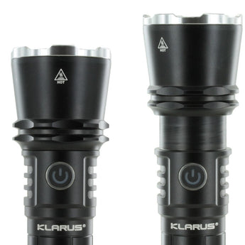 Klarus A3 USB-C Rechargeable Zoomable LED Flashlight - 2200 Lumens - Includes 1 x 21700