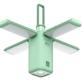 Klarus CL2 USB-C Rechargeable LED Lantern - 750 Lumens - Uses Built-in 10400mAh Li-ion Battery Pack - Light Grey, Ivory White, Lake Green, and Jungle Green Colors