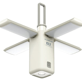 Klarus CL2 USB-C Rechargeable LED Lantern - 750 Lumens - Uses Built-in 10400mAh Li-ion Battery Pack - Light Grey, Ivory White, Lake Green, and Jungle Green Colors