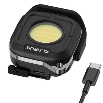 Klarus CL5 USB-C Rechargeable LED Micro Lantern - 650 Lumens - Uses Built-in 1200mAh Li-ion Battery Pack - Black or White