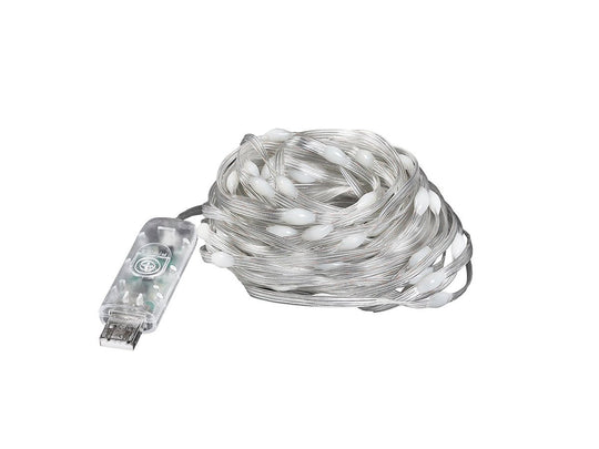 Klarus CL6 LED String Lights - 10 meters - Warm White - Powered by a USB Source