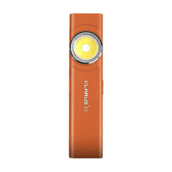 Klarus E5 USB-C Rechargeable EDC LED Flashlight - 470 or 600 Lumens - Uses Built-in 450mAh Li-ion Battery Pack - Multiple Color Options