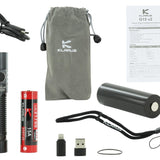 Klarus G15 V2 USB-C Rechargeable LED Flashlight - CREE XHP70.2 - 4200 Lumens - Includes 1 x 21700