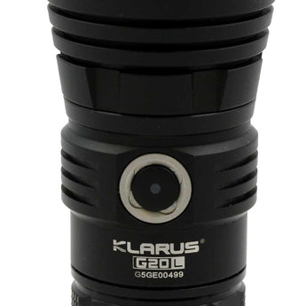 Klarus G20L Dual Switch Rechargeable Flashlight - CREE XHP70.2 P2 LED - 3000 Lumens - Includes 1 x 26650