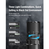 Klarus GL6 USB-C rechargeable Rail Mounted LED Weapon Light - 1600 Lumens - 520nm Green laser - Includes 1 x 18650