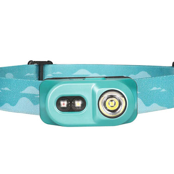 Klarus H1A-PL Lightweight LED headlamp - CREE XP-G3 S5 - 350 Lumens - Includes 1 x 14500 - Blue