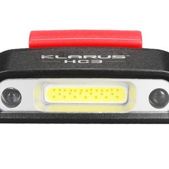 Klarus HC3 Visor Clip Motion-Sensing Rechargeable Headlamp - 100 Lumens - Includes Built-in 500mAh Li-ion Battery pack