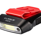 Klarus HC3 Visor Clip Motion-Sensing Rechargeable Headlamp - 100 Lumens - Includes Built-in 500mAh Li-ion Battery pack
