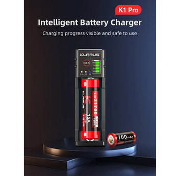 Klarus K1 Pro Single Bay Smart Battery Charger
