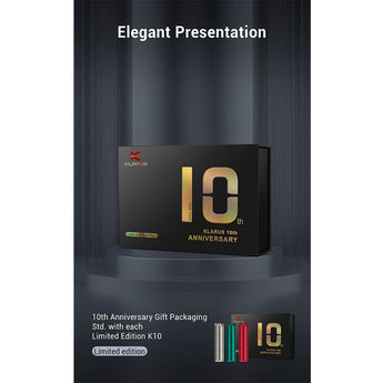 Klarus K10 Fast-Access Flashlight - 1200 Lumens - Includes 1 x USB-Rechargeable 16340 - Multiple Limited Editions