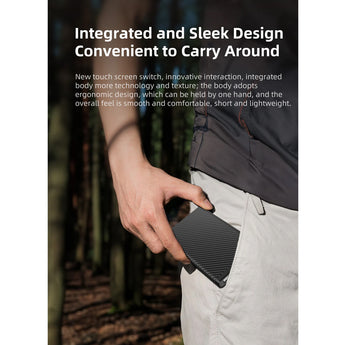 Klarus K5 10000mAh Waterproof Power Bank - Dual USB Ports - Carbon Fiber Build with Digital Screen