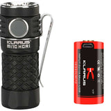 Klarus Mi1C HCRI High CRI Flashlight - Nichia NVSW219CT LED - 395 Lumens - 5000K - Uses 1 x RCR123A (Included) or 1 x CR123A