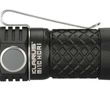 Klarus Mi1C HCRI High CRI Flashlight - Nichia NVSW219CT LED - 395 Lumens - 5000K - Uses 1 x RCR123A (Included) or 1 x CR123A