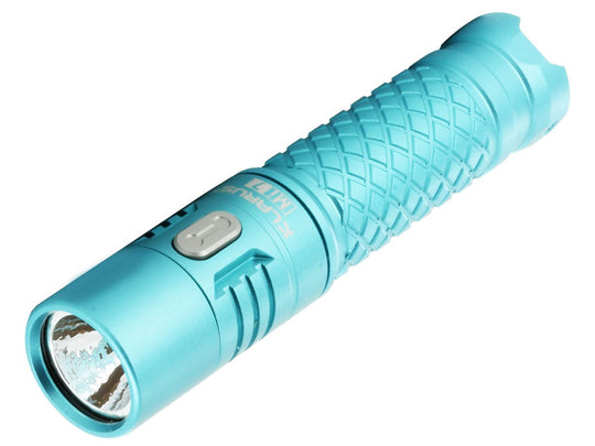 Klarus Mi7 Mini-Might EDC Flashlight - CREE XP-L HI V3 LED - 700 Lumens - Uses 1 x AA (Included) or 1 x 14500 - Blue